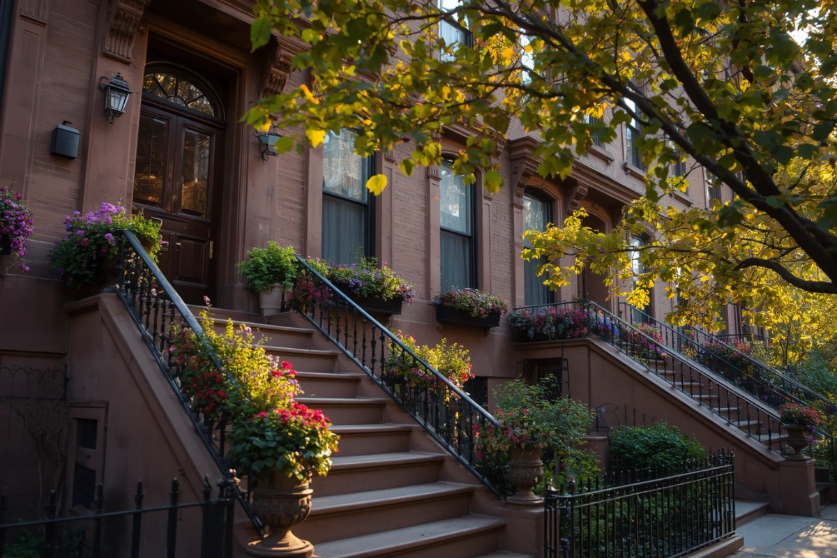 Luxury Brooklyn Heights brownstone protected by private client home insurance in New York City