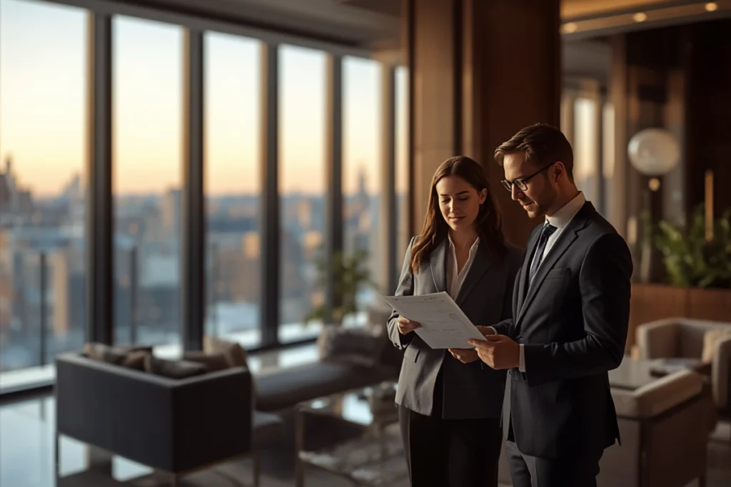 Luxury New York City condominium representing liability and insurance considerations for condo owners