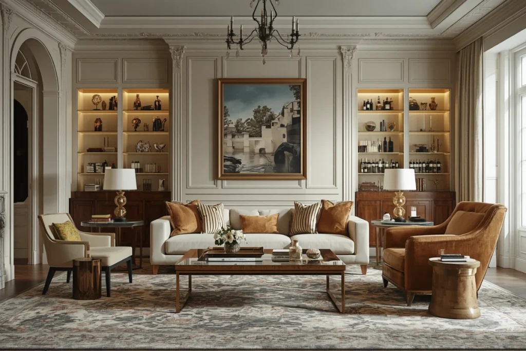 Luxury Northeast home interior showcasing fine art, jewelry, and collectible asset protection planning