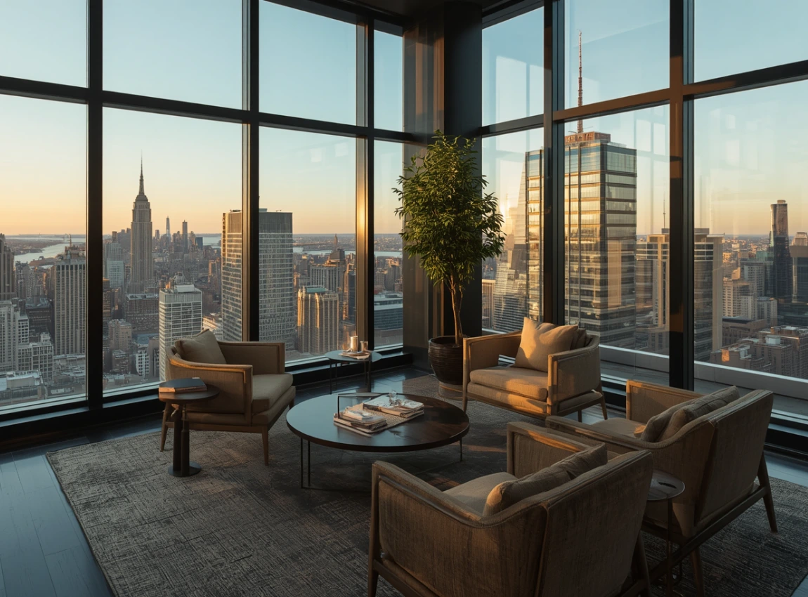 Luxury Tribeca penthouse protected by private client home insurance in New York City