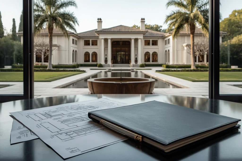 Luxury Beverly Hills estate representing excess liability protection considerations for high-net-worth families